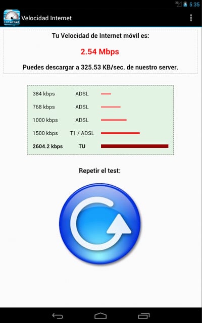 Test de Velocidad de Internet截图2