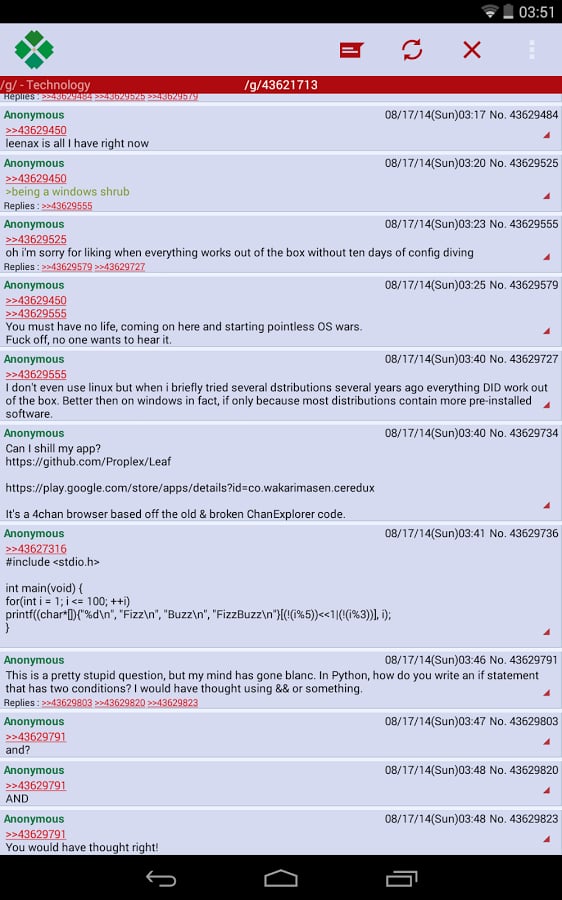 Leaf - 4Chan Browser截图4