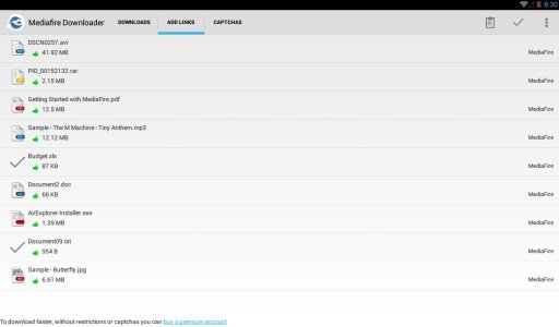 Mediafire Downloader截图2