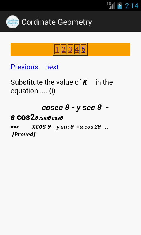 Cordinate Geometry截图2