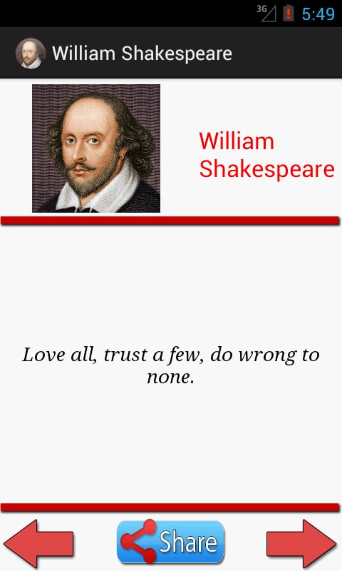 William Shakespeare Quot...截图1