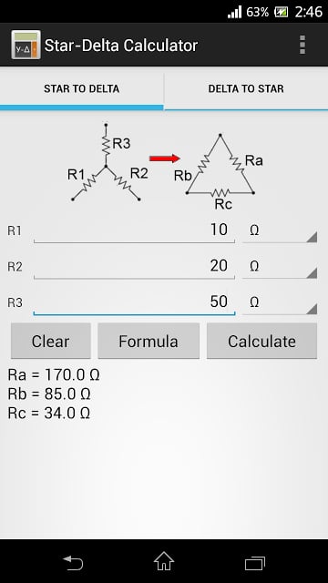 Star-Delta Calculator截图4