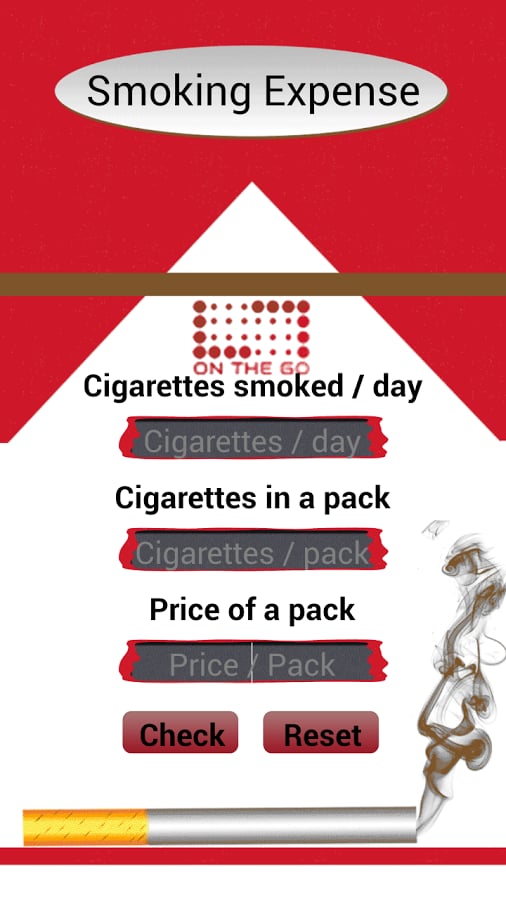 Smoking Cost Calculator截图1