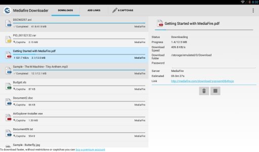 Mediafire Downloader截图1