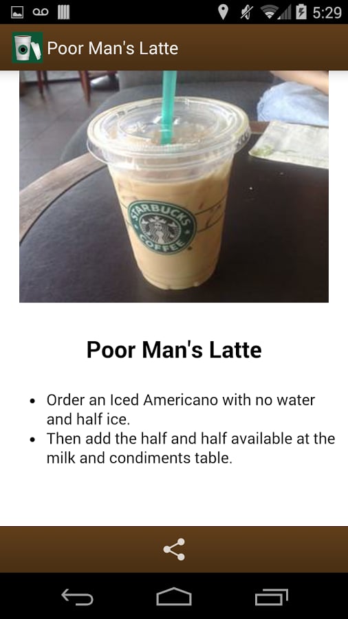 Starbucks Secret Menu Fr...截图1