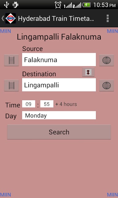 Hyderabad MMTS Train Timetable截图8