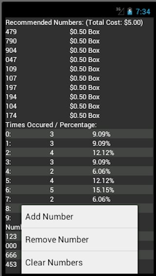 Lottery Calculator截图3