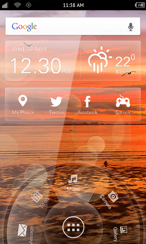 Sunset Sea LWP截图5