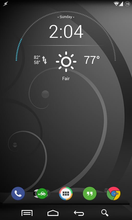 Arched - Zooper Widget P...截图1