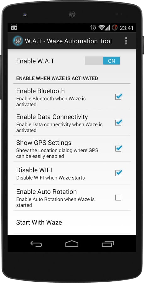 W.A.T -Waze Automation T...截图4