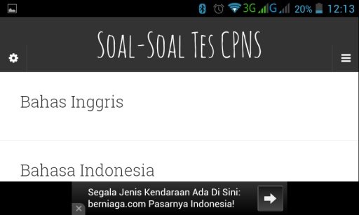 Soal Latihan CPNS-Simulasi CAT截图1