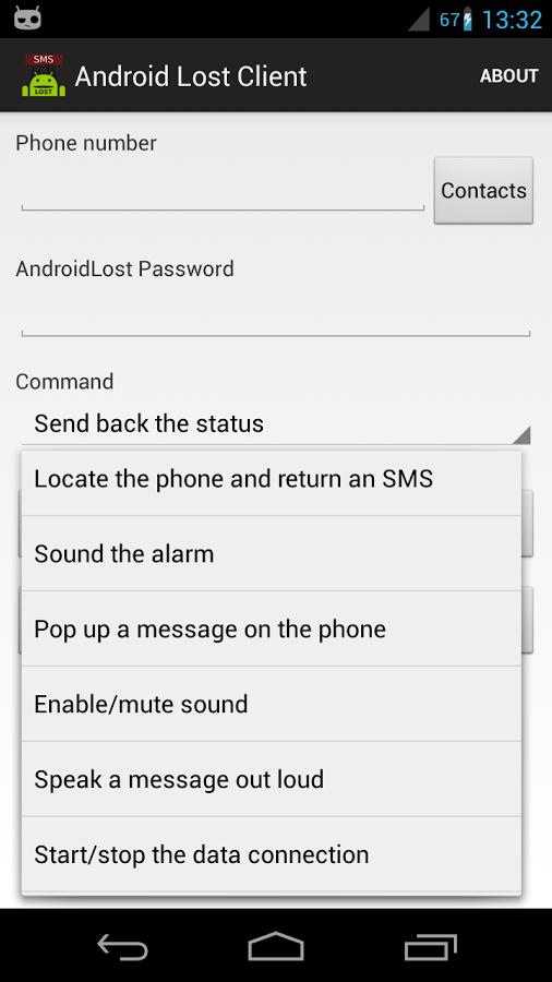 Android Lost Client截图2