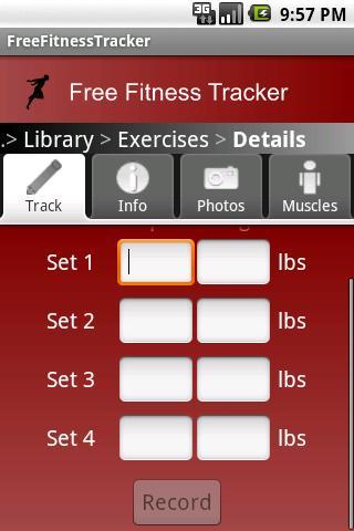 Free Fitness Tracker截图1