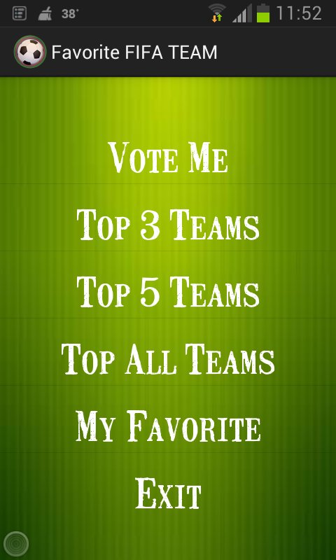 Favorite FIFA Team截图6