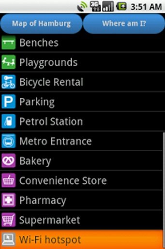 Hamburg Amenities Map (free)截图2