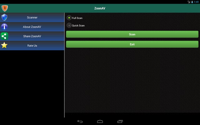 Zoon Tablet Antivirus Free截图2