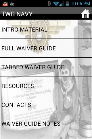 &quot;THE&quot; Waiver Guide - Navy截图3