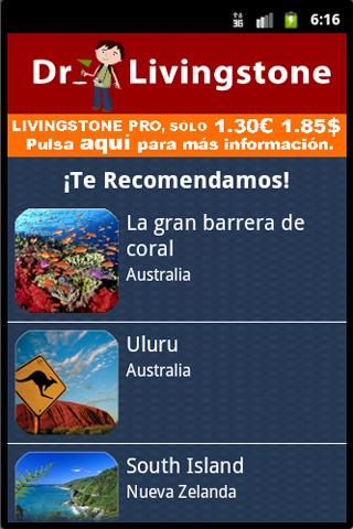 Agenda de Viajes Livingstone截图5