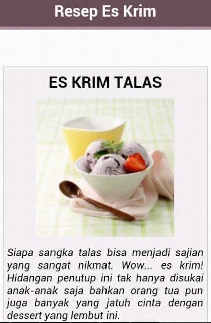 Resep Es Krim截图2