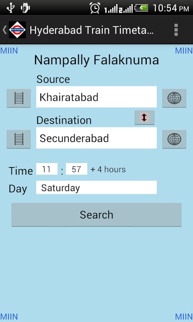 Hyderabad MMTS Train Timetable截图2