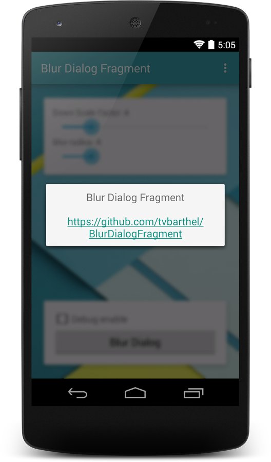 Blur Dialog Fragment截图1