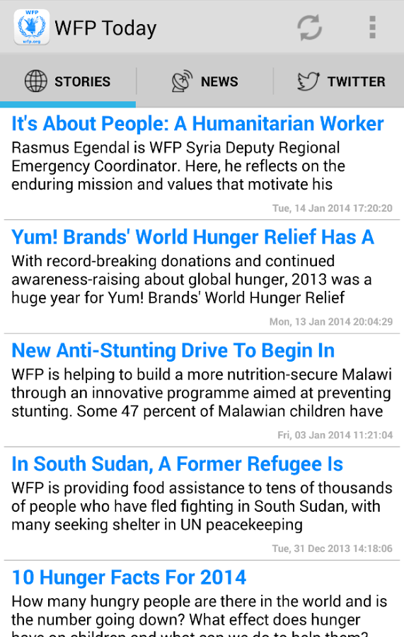 WFP Today截图2