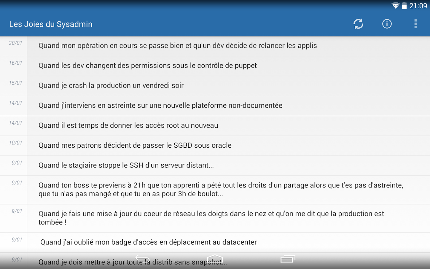 Les Joies du Sysadmin截图3