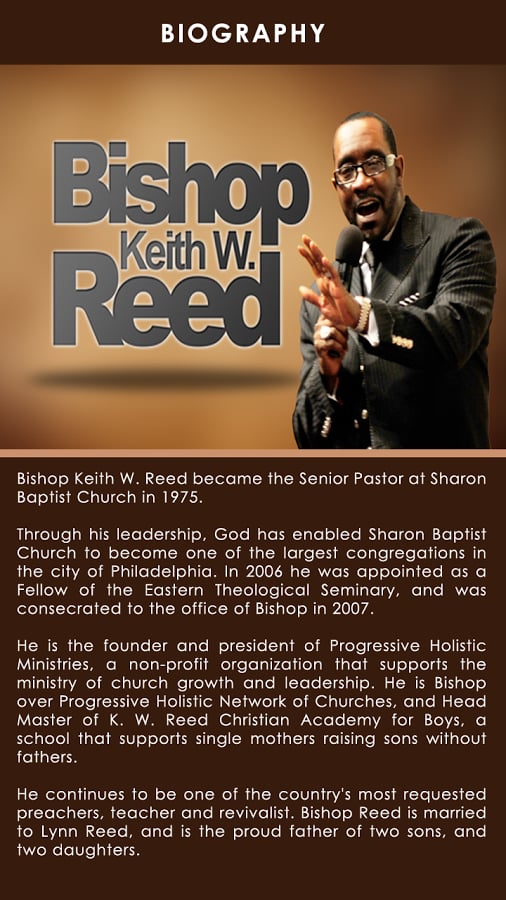 Bishop Keith W. Reed, Sr...截图1