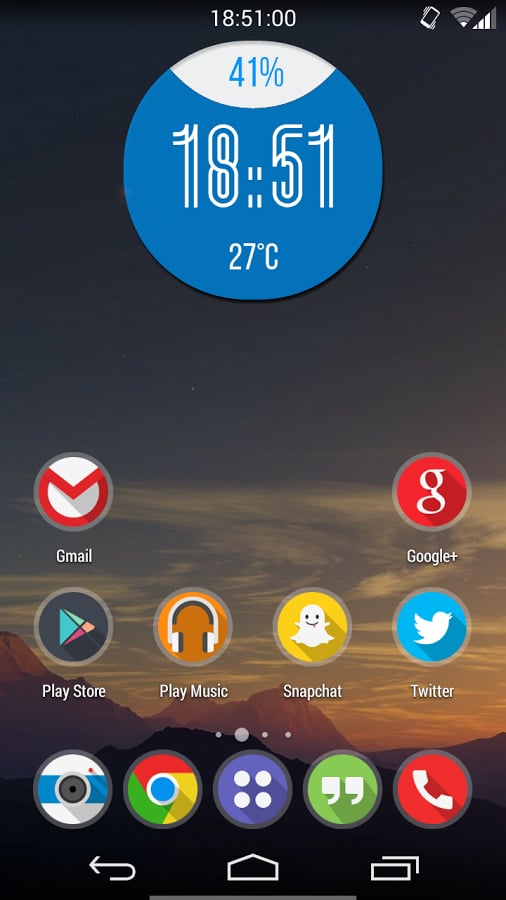 MoonClock for Zooper wid...截图1