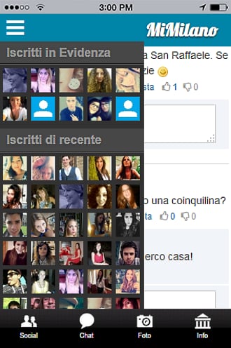 MiMilano Social Network截图1