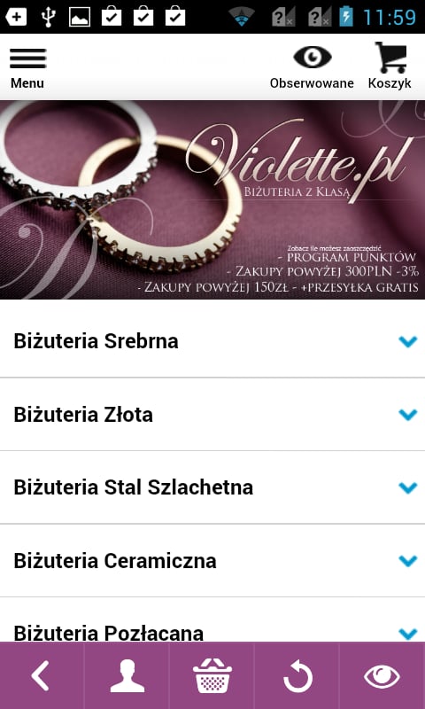 Violette Biżuteria Sklep截图3