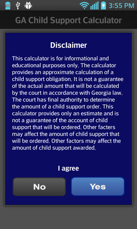 GA Child Support Calcula...截图5