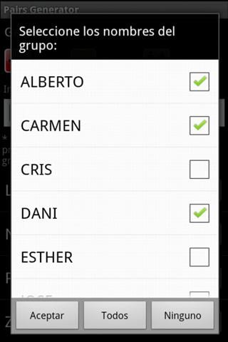 Generador de Parejas FREE截图3