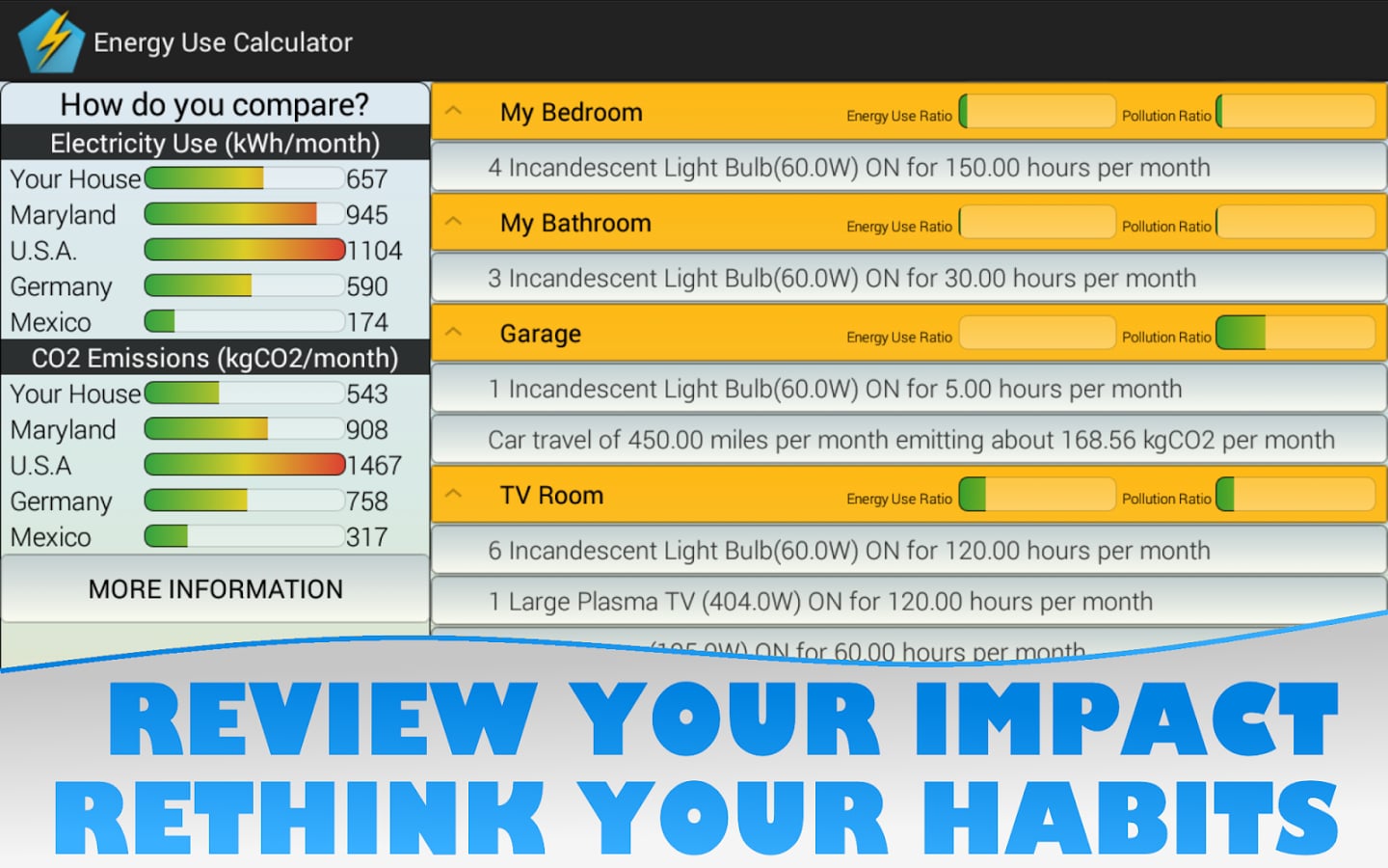 Energee Home Energy Calc...截图3