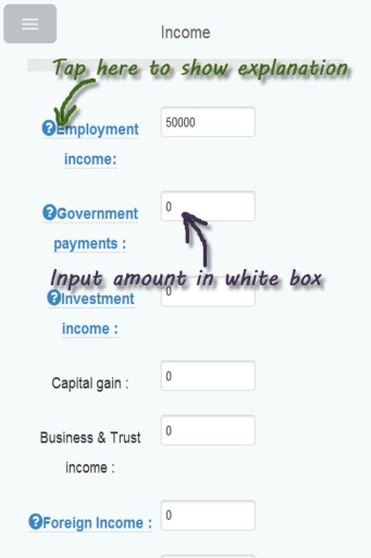 Australian Tax Calculator 2015截图2