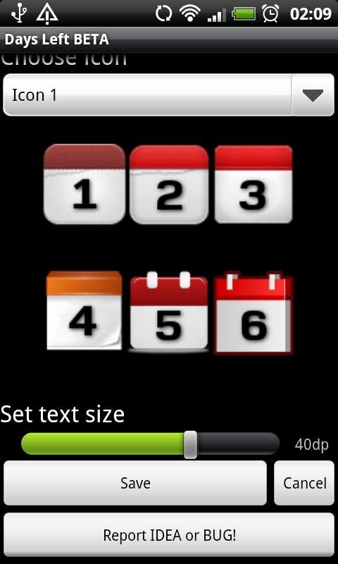 Days Left Simple Widget截图6