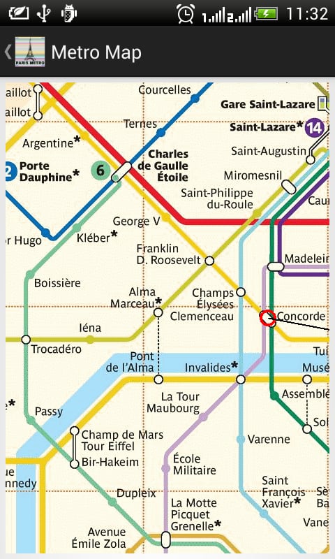 Paris Metro Route Planne...截图1