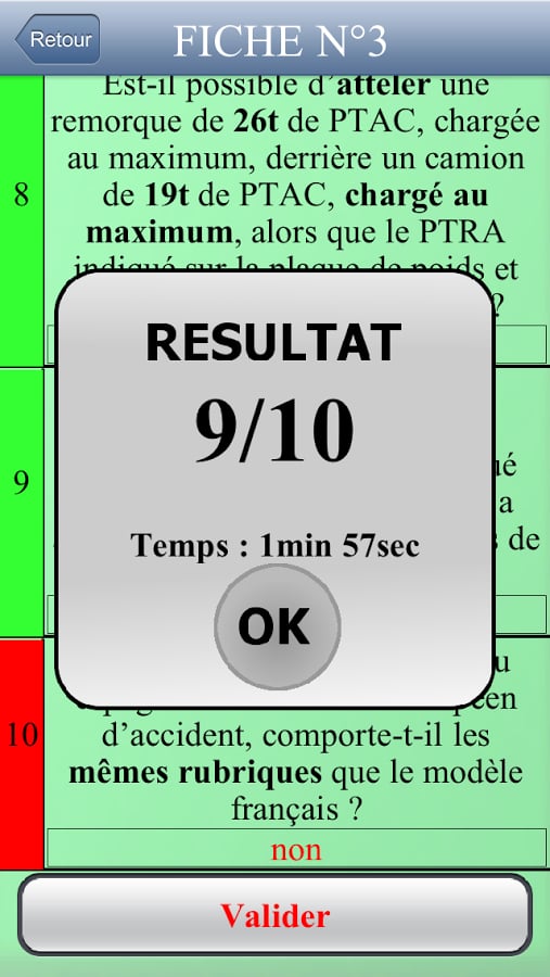 Ecrit Permis CE Lite截图4