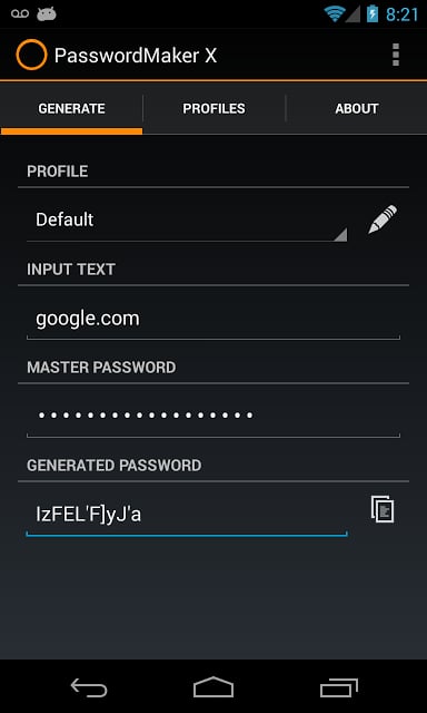 PasswordMaker X截图10