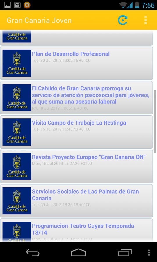 GC Joven RSS Noticias截图2