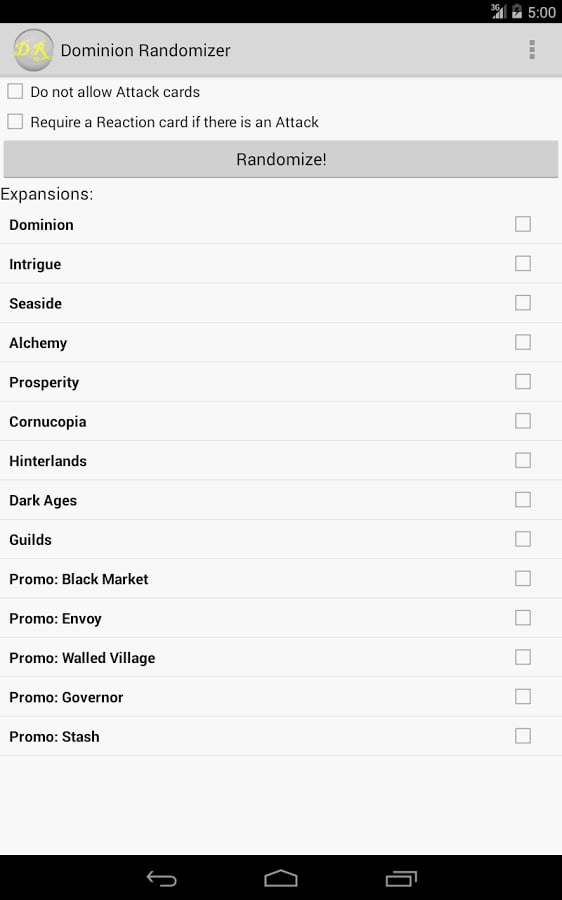 Dominion Randomizer截图2