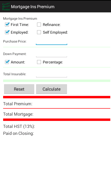 CDN Mortgage Insurance Premium截图2