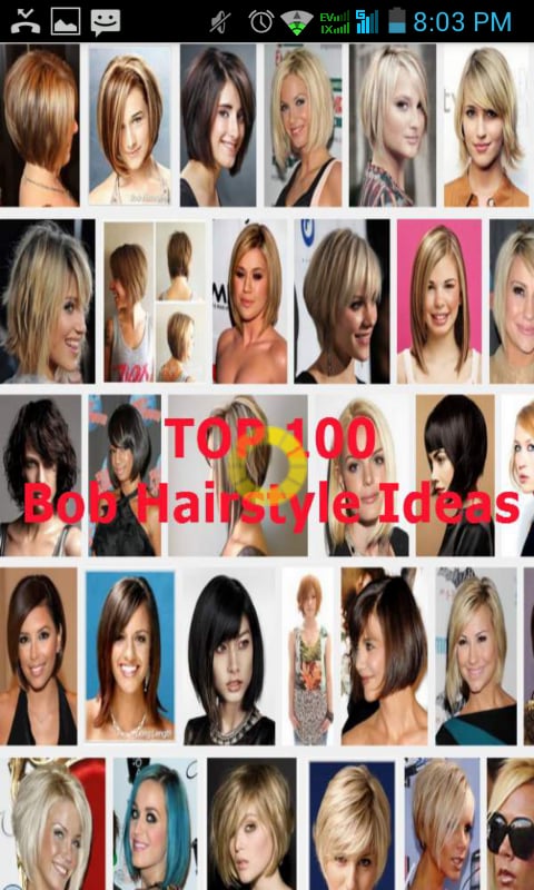 Bob Hairstyle Ideas截图2