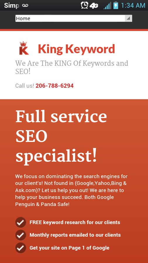 KingKeyword.Com (SEO Ser...截图1