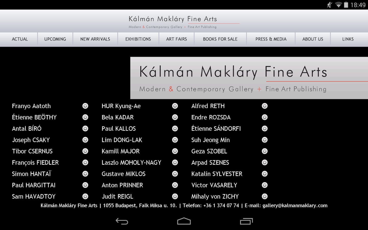 Kalman Maklary Fine Arts截图7