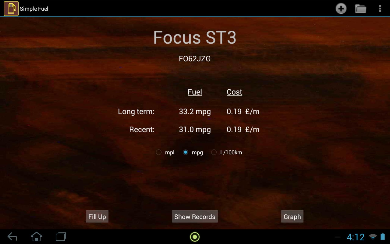 Simple Fuel Tracker截图6