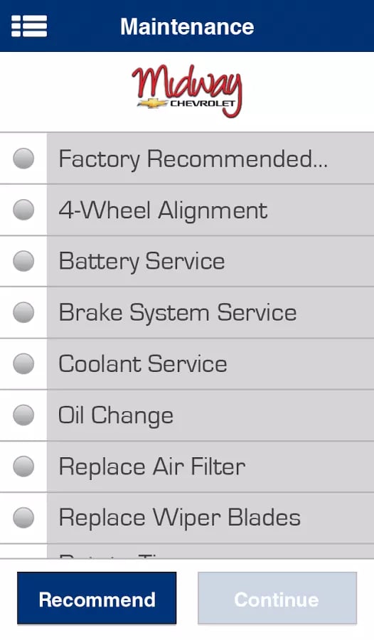 Midway Chevrolet截图10