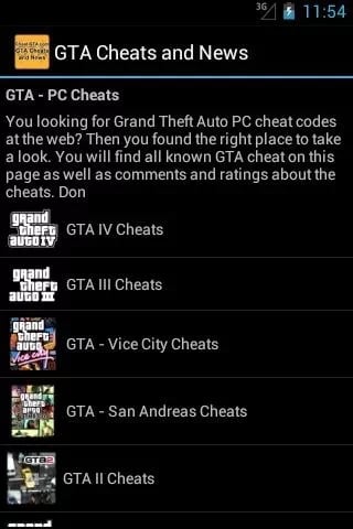 Cheat-GTA.com App截图1