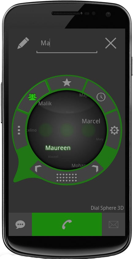 Dial Sphere 3D - Dialer截图3
