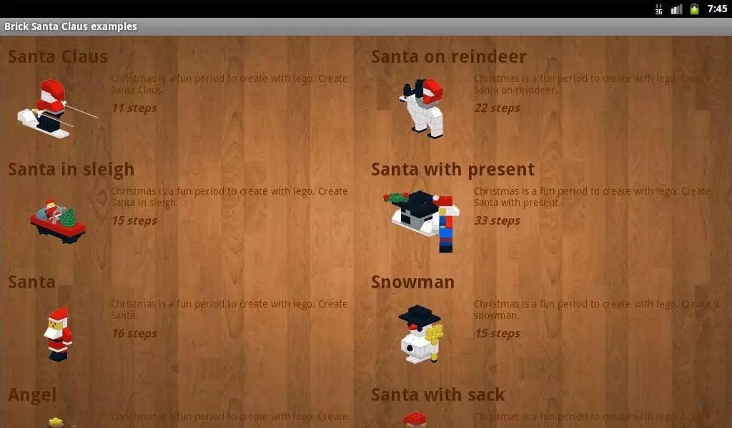 Brick Santa Claus examples截图4